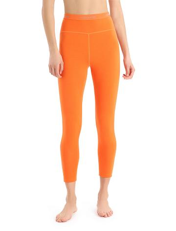 Base Layers Icebreaker 15.5 Merino Thermal Leggings Damskie Pomarańczowe | PL 1078RVDW